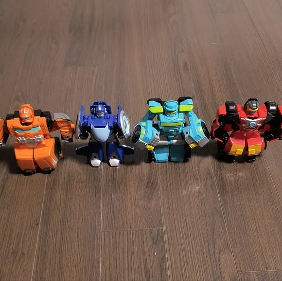 Colorful Transforming Toy Vehicle Set - Picture 6 of 11